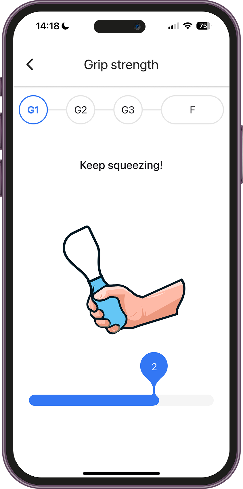 Muscle capacity test 1