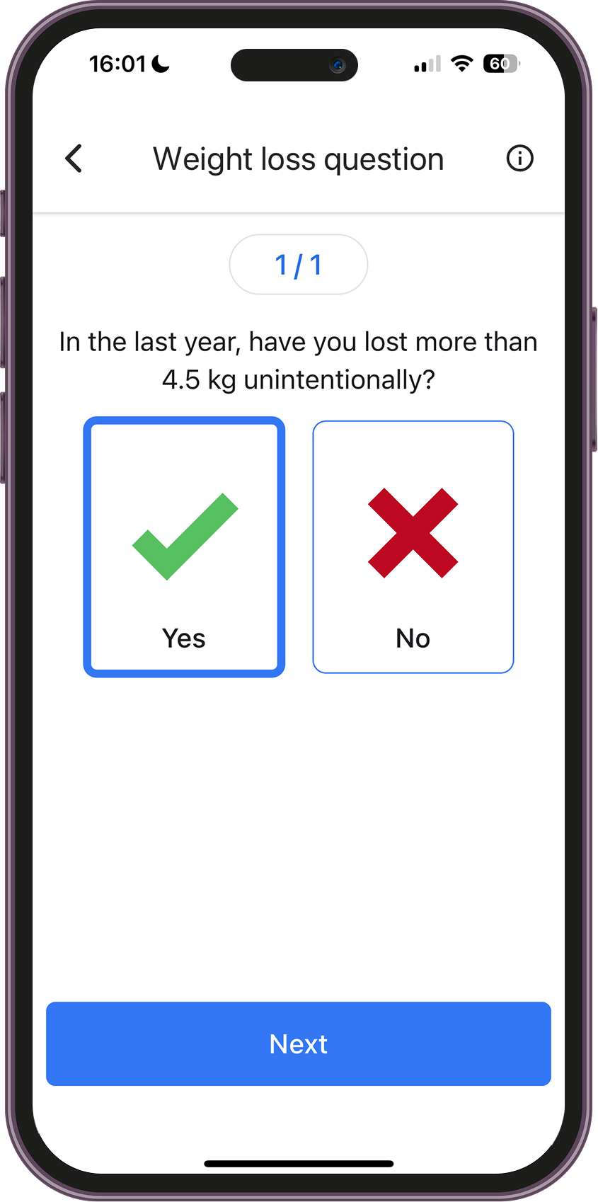 Weight loss questionnaire 2